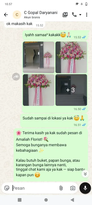 Pengiriman Karangan Bunga Sidoluhur Lawang